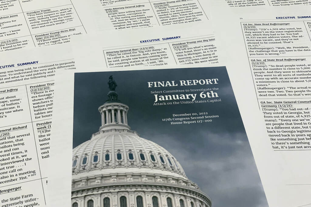 Capitol Riot Investigation The final report released by the House select committee investigating the Jan. 6 attack