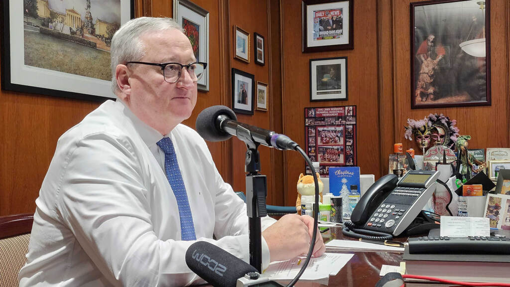 jim-kenney-office-t-macdonald-2022-12-27 Mayor Jim Kenney in his office at City Hall