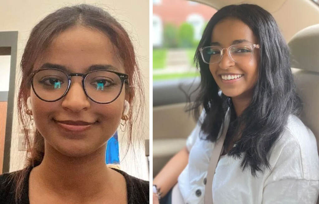 misrach-ewunetie-princeton-student-missing Side-by-side photos of Misrach Ewunetie