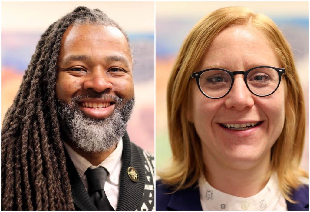 school-board-philadelphia-fix-lopez-streater-final (1) Board members Reginald Streater and Mallory Fix-Lopez were elected board president and vice president respectively. (Both photos are courtesy of the Philadelphia Board of Education)