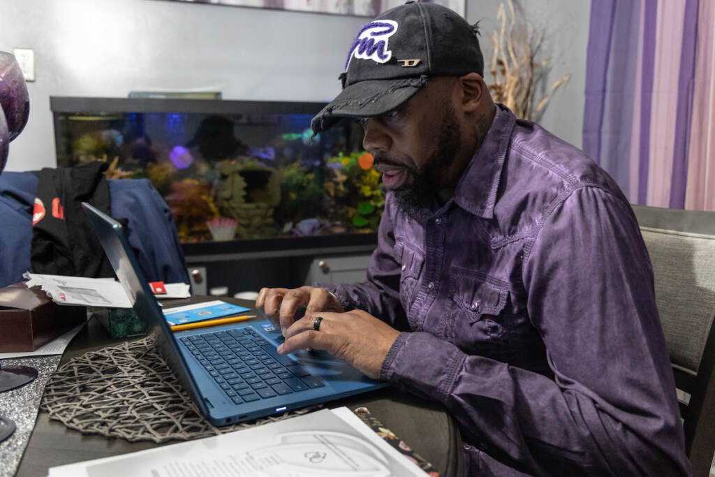 George Mink Jr. is a healthcare outreach worker in Delaware County, Pa. (