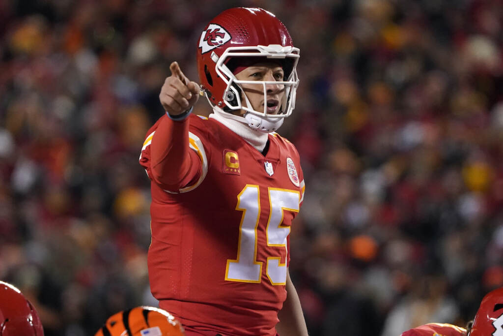 first half of the NFL AFC Championship playoff football game against the Cincinnati Bengals