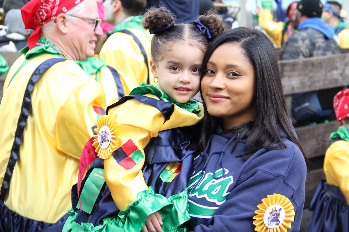 Thousands of Mummers of varying ages took part in the parade on Jan. 1, 2023. (Cory Sharber/WHYY)