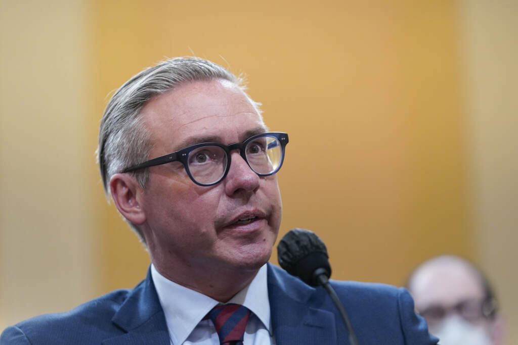 Al Schmidt testifies during a Jan. 6 hearing