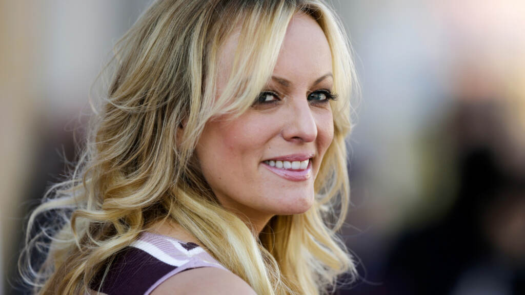 The Manhattan District Attorney’s Office is investigating whether former President Donald Trump broke the law with payments allegedly made to cover up an extramarital affair with adult film actress Stormy Daniels, pictured in 2018. The Manhattan District Attorney's Office is investigating whether former President Donald Trump broke the law with payments allegedly made to cover up an extramarital affair with adult film actress Stormy Daniels, pictured in 2018.