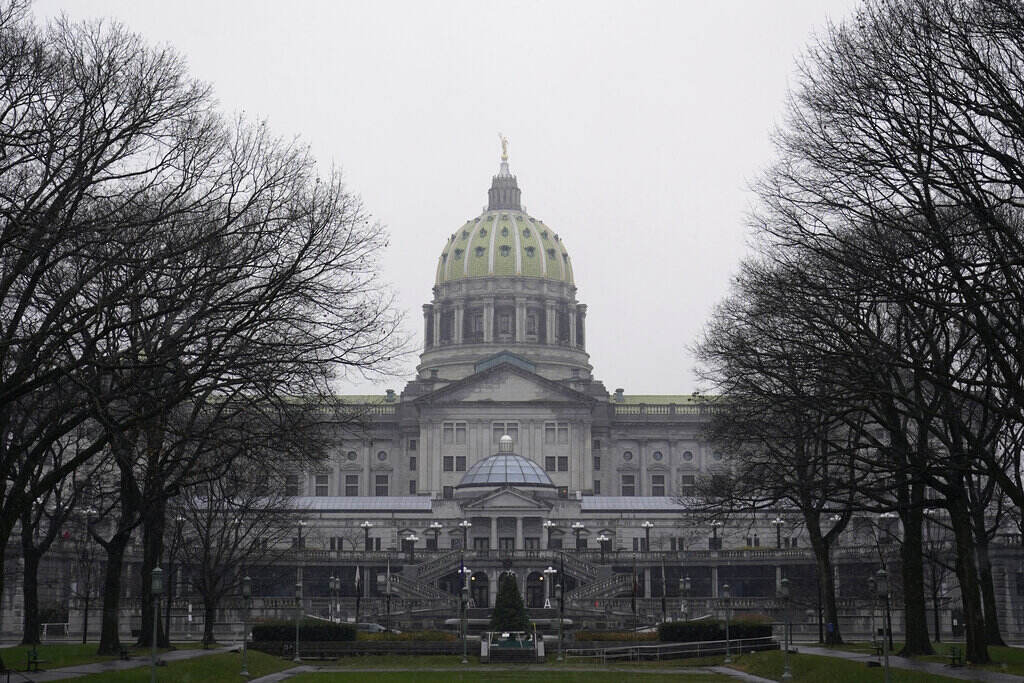 Election 2022 Pennsylvania Legislature The Pa. State Capitol building is visible.