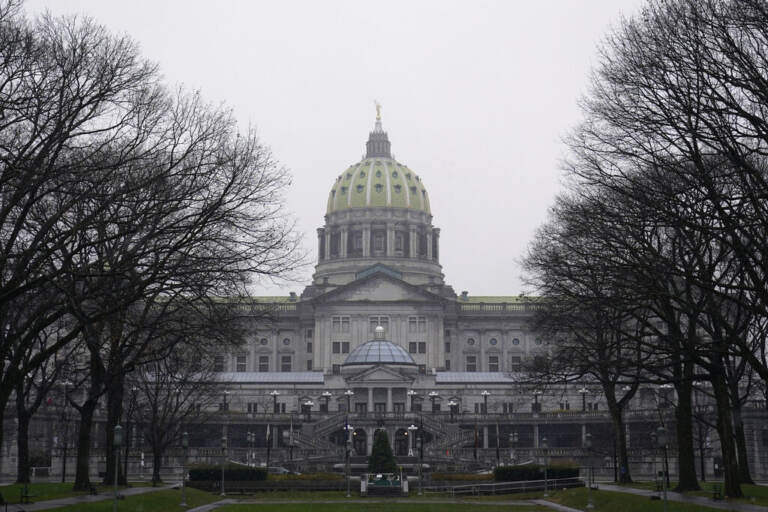 The Pa. State Capitol building is visible.