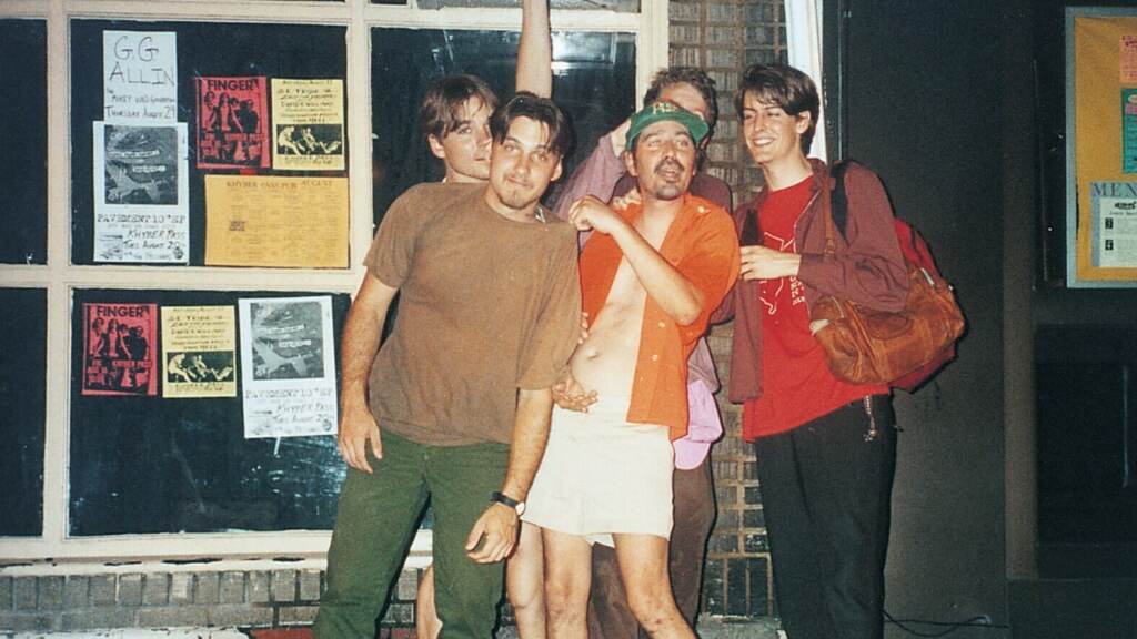 Pavement Archival photo of the Indie rock band Pavement