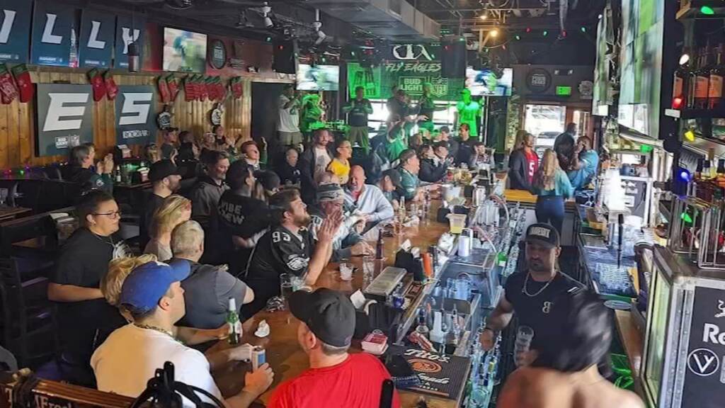 The interior of ROCKBAR, in Scottsdale, Ariz., home to the Eagles West Fan Club. (6abc) The interior of ROCKBAR, in Scottsdale, Ariz., home to the Eagles West Fan Club. (6abc)