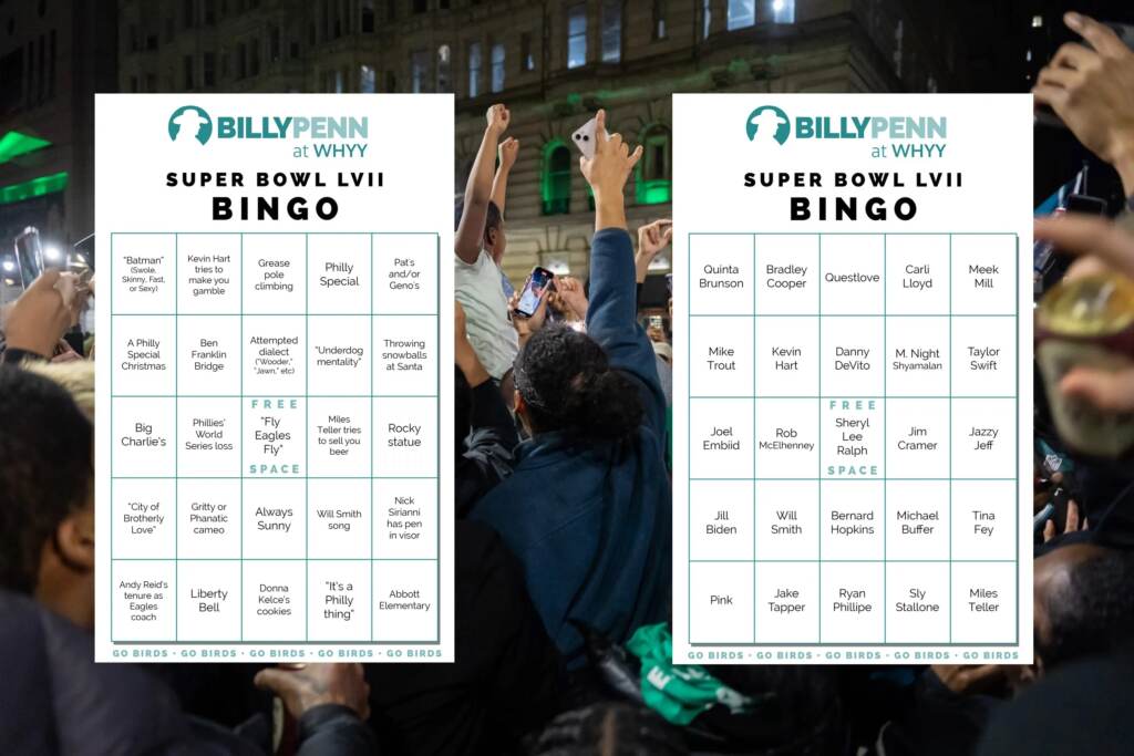 bingo-eagles Two bingo boards are visible.