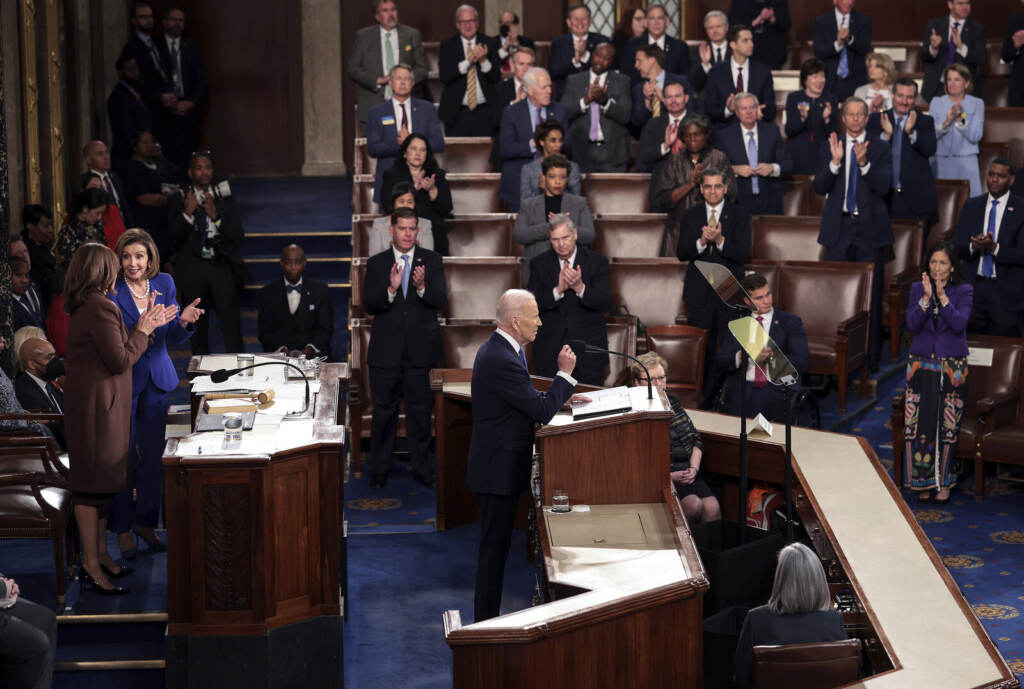 President Biden Delivers His First State Of The Union Address To Joint Session Of Congress Biden speaks to Congress during the State of the Union
