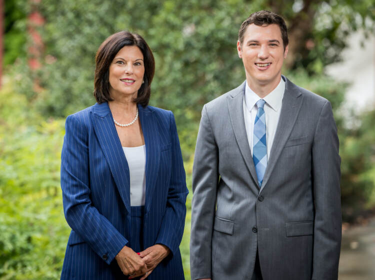 Marian Moskowitz (left) and Josh Maxwell