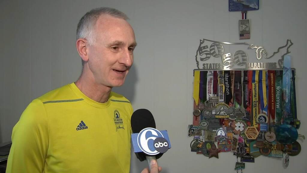 Keith Tindall speaks to 6abc news at his home