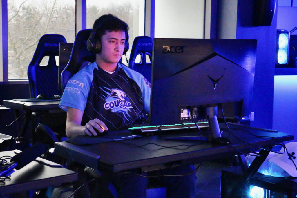 Ricky Cobian of Voorhees, N.J., is a cyber security major at Camden County College, where he also plays for the school's fledgling esports team