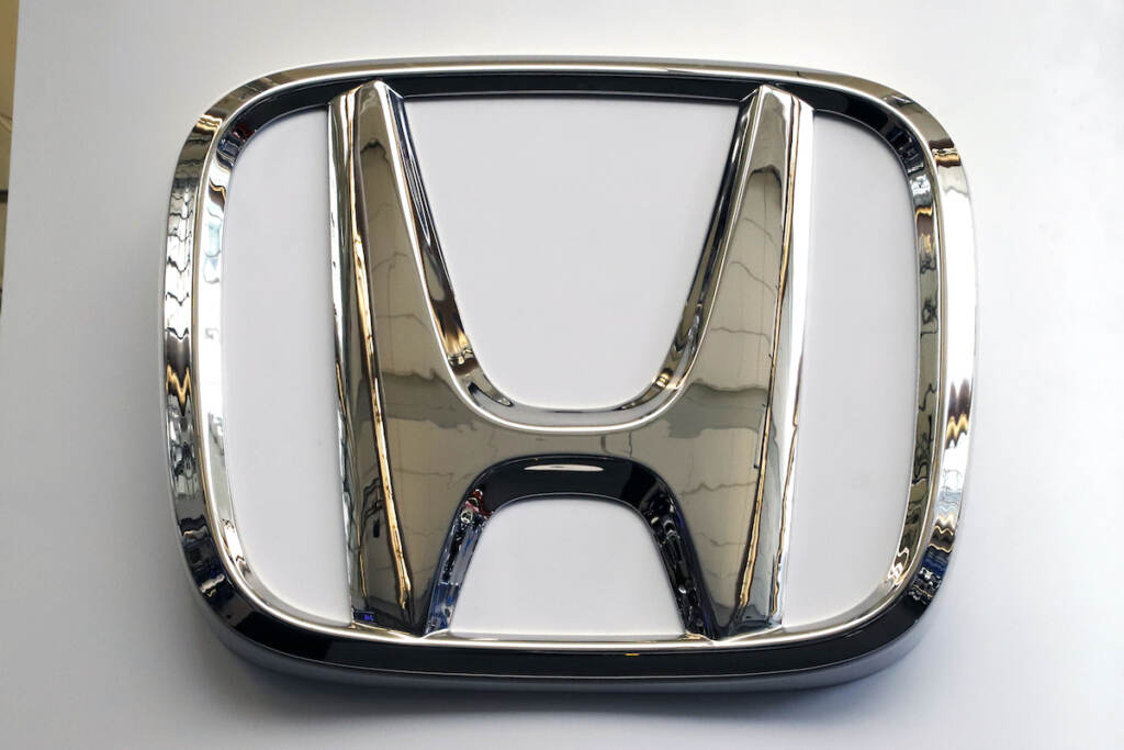 Honda Recall This Feb. 14, 2019 file photo shows a Honda logo at the 2019 Pittsburgh International Auto Show in Pittsburgh
