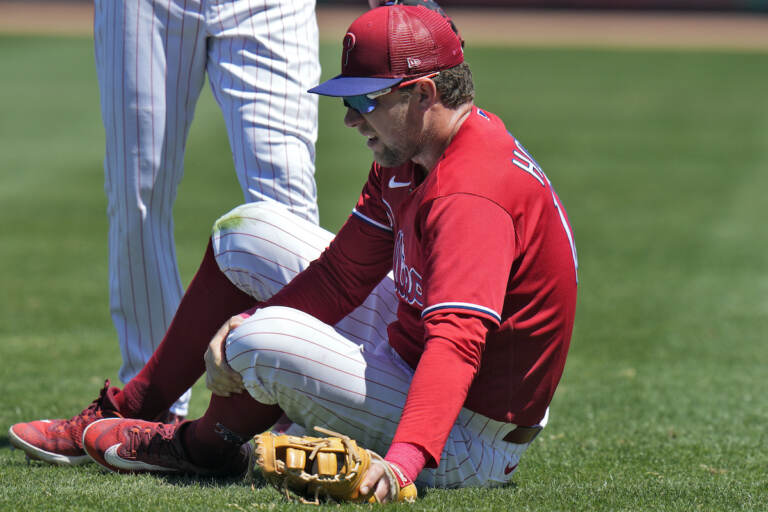 Philadelphia Phillies first baseman Rhys Hoskins
