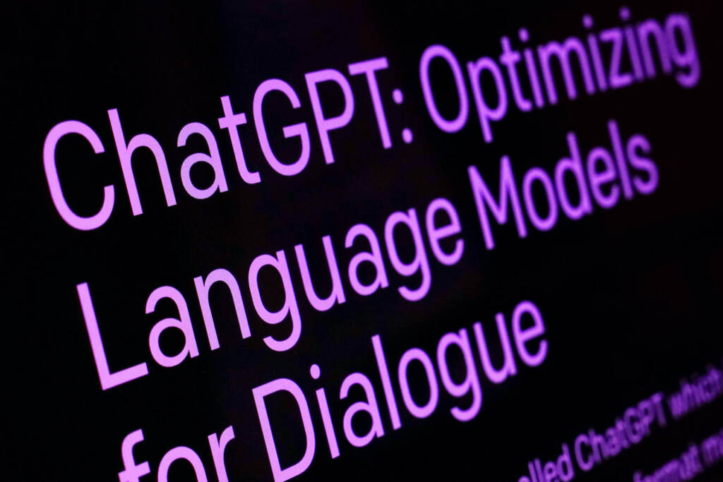 The company behind the ChatGPT chatbot has on Wednesday, March 15 rolled out its latest artificial intelligence model, GPT-4, in a new advance for the technology that’s caught the world's attention. (AP Photo/Richard Drew, File)