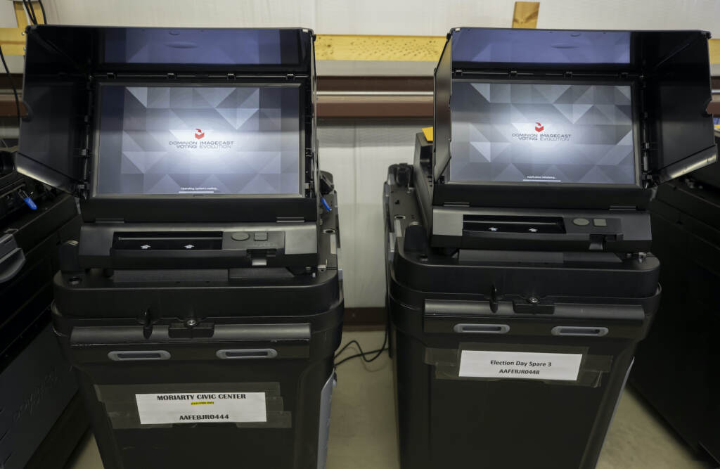 2 voting machines
