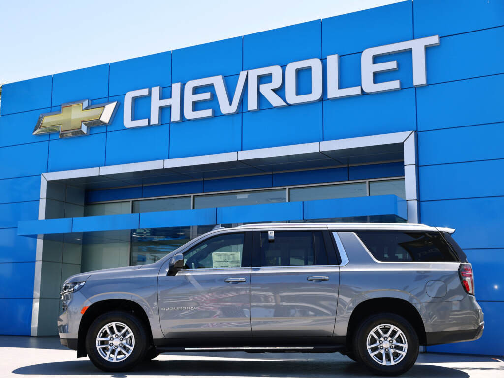 General Motors Posts $2.8 Billion Profit In Second Quarter Brand-new Nissan vehicles sit on a sales lot in Richmond, Calif.
