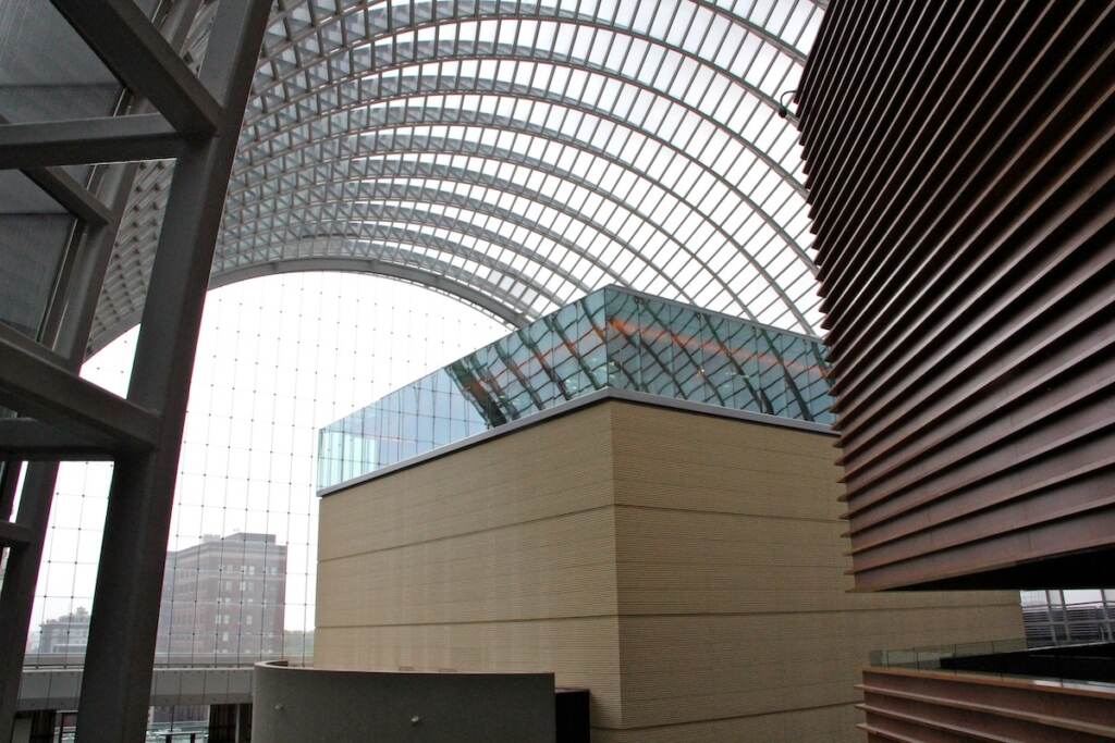 hamilton gardens The glass-enclosed-deck is shown at the Kimmel Center.