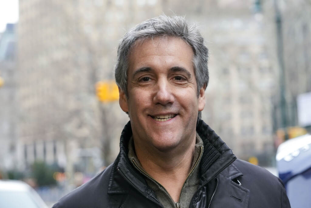 Michael Cohen standing on the street