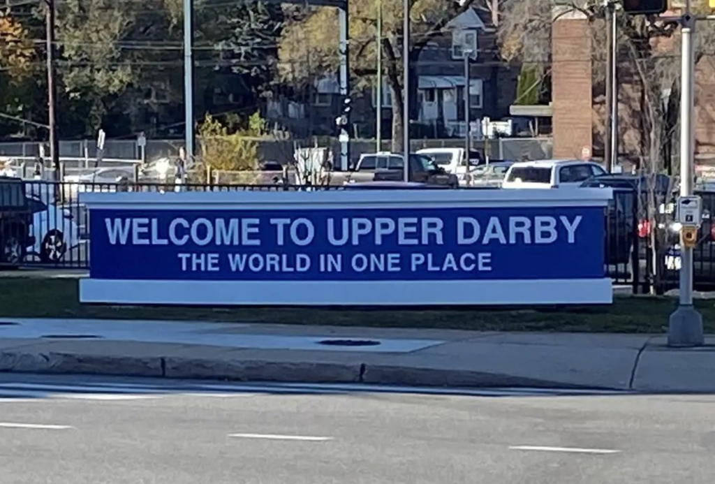 welcome-to-upper-darby Welcome to Upper Darby sign