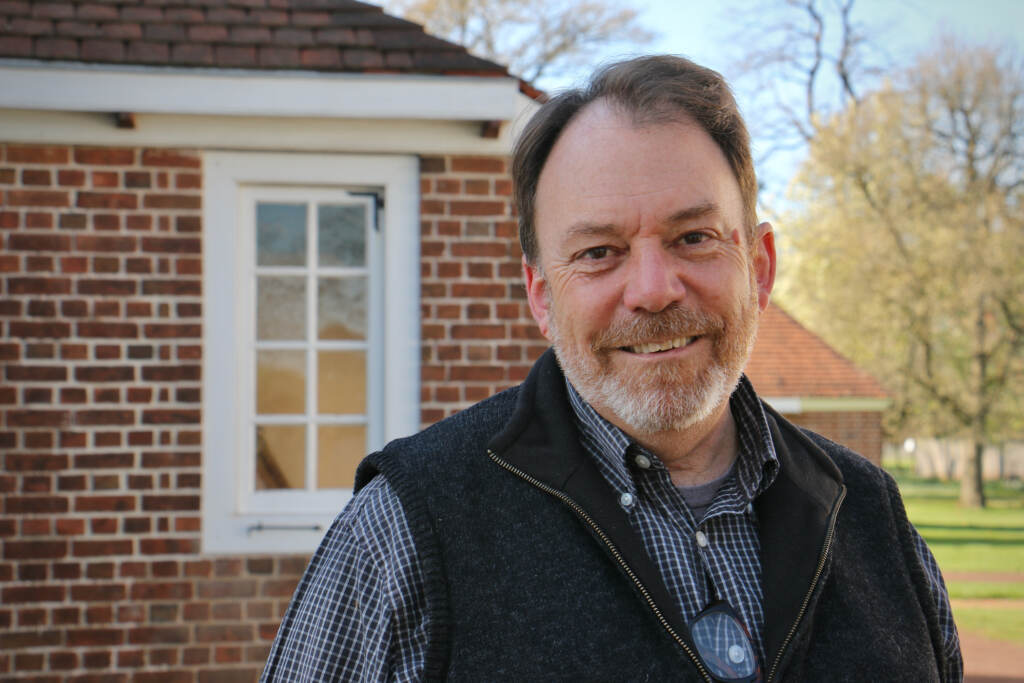 Douglas Miller is the site director at Pennsubury Manor, in Bucks County, Pa. The site is a reconstruction of the colonial estate of William Penn, founder and proprietor of the Colony of Pennsylvania, who lived there from 1699 to 1701