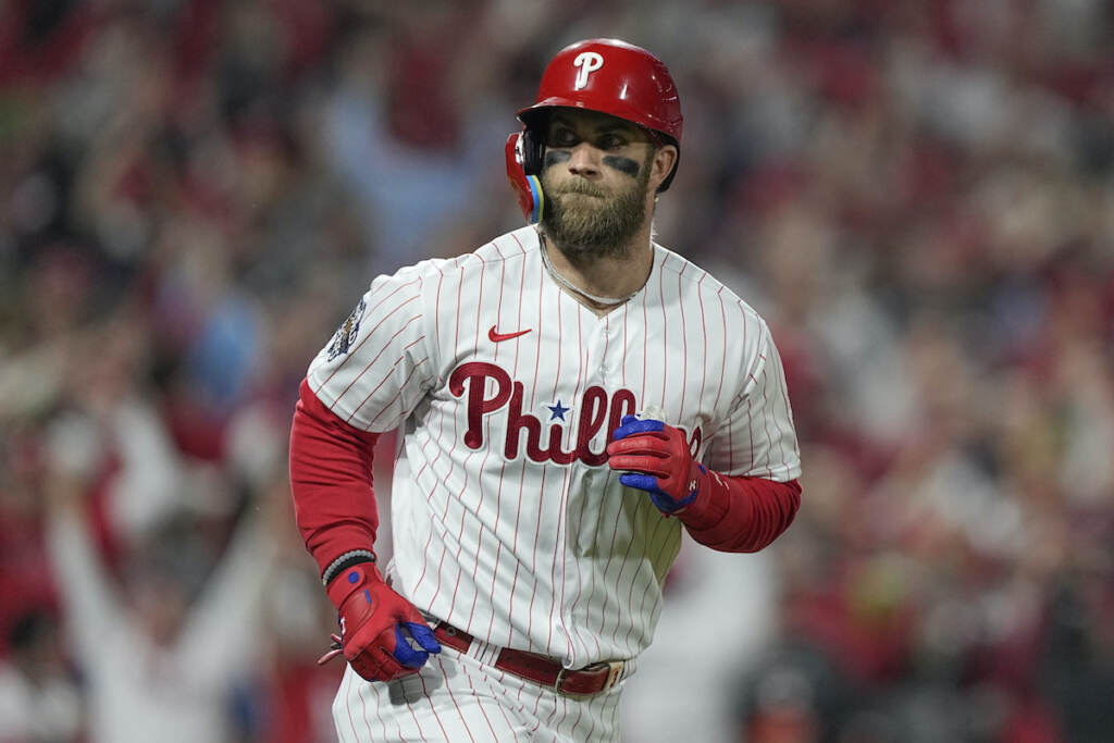 Phillies-Harper IL Baseball Philadelphia Phillies' Bryce Harper