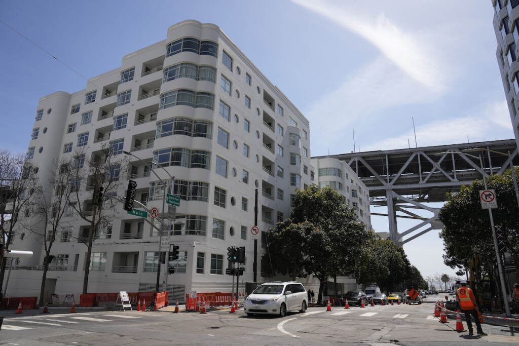 Cash App Founder Slain Scene outside an apartment building in the San Francisco-Oakland Bay