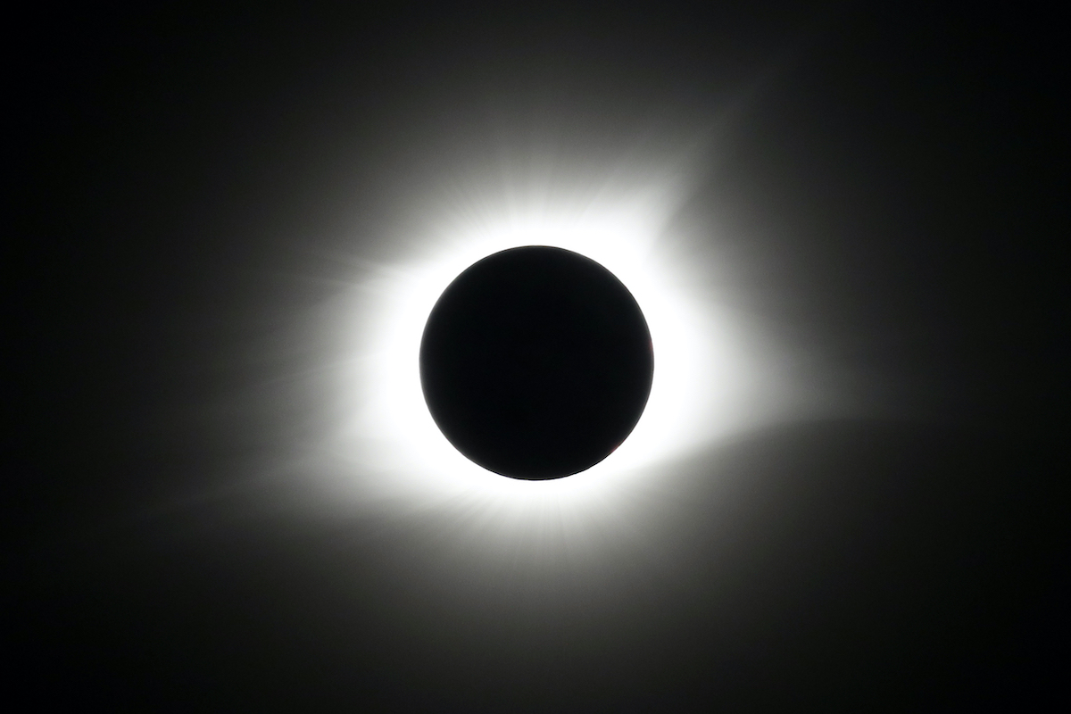 Solar Eclipse 2024 Solar Eclipse captured above KY