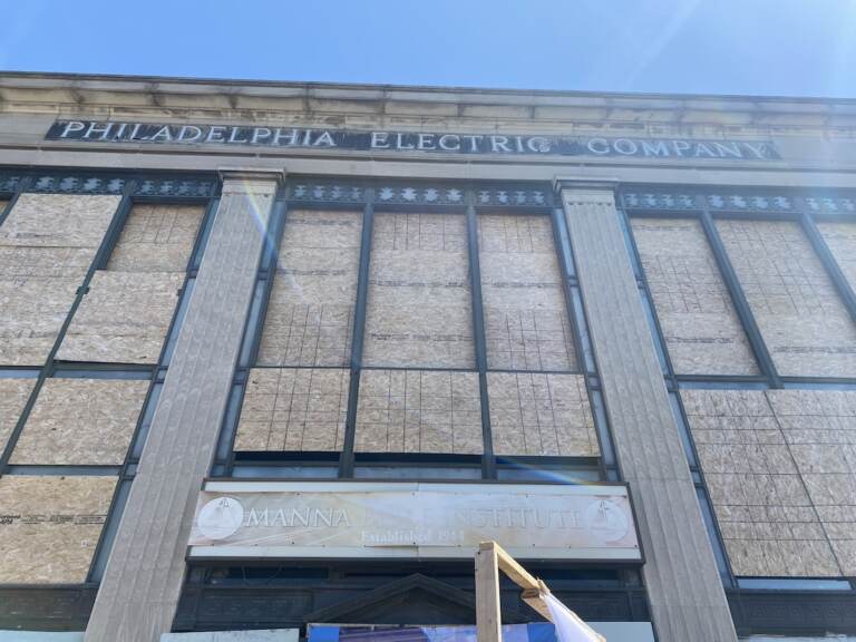 Front of Old PECO Building