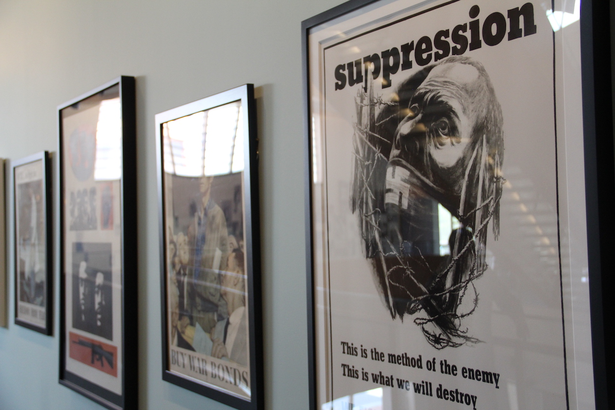 Works are often juxtaposed to art pieces highlighting the struggles of the past, mirroring the cycles of prejudices rampant throughout history