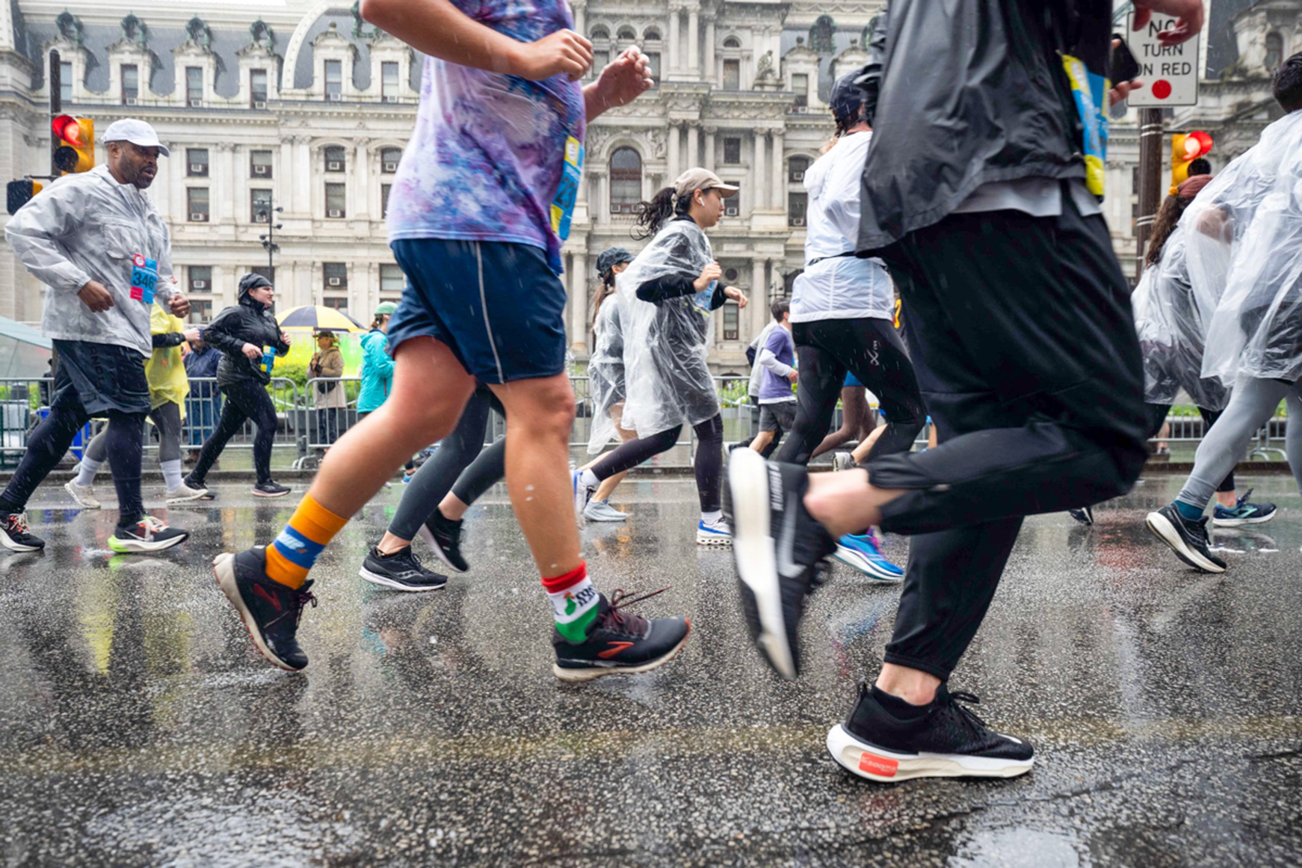 Runners participate in the 2023 Independence Blue Cross Broad Street Run, a 10-miler through the heart of Philadelphia