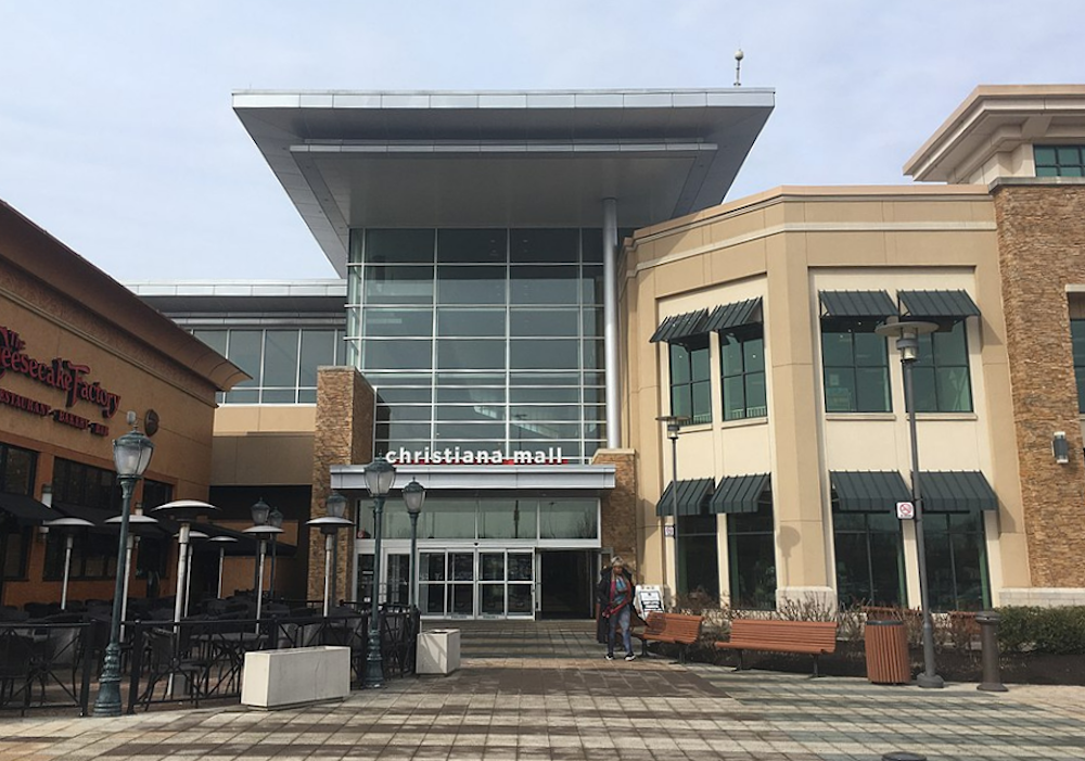 christiana-mall-shooting-DSP-041923 The exterior of Christiana Mall in Delaware.