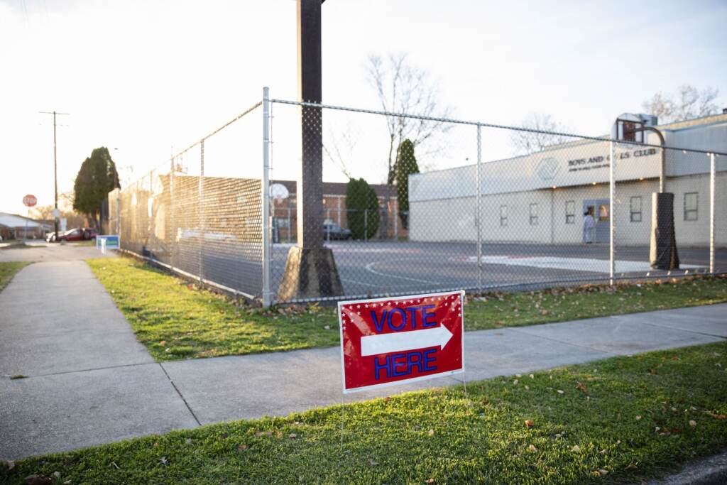 election-day-spotlight-pa-2023-04-03 On primary Election Day 2023, independents will not be able to vote for candidates outside special elections. (Amanda Berg/Spotlight PA)