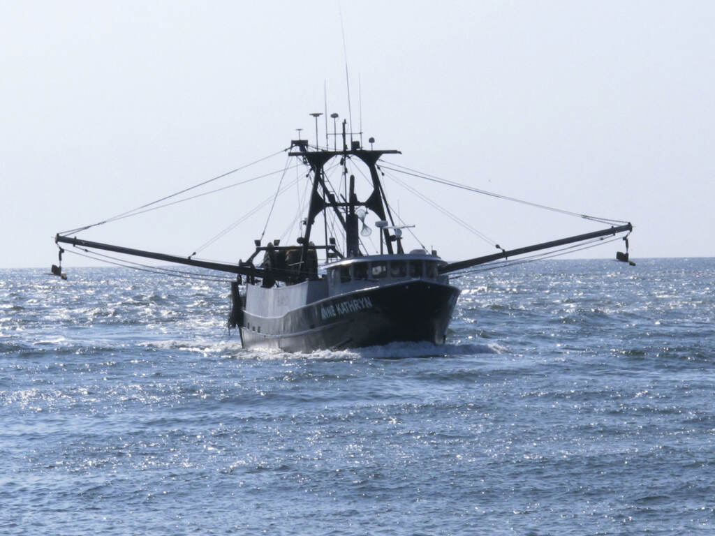 Offshore Wnd-Fisheries Fishing boat in the ocean