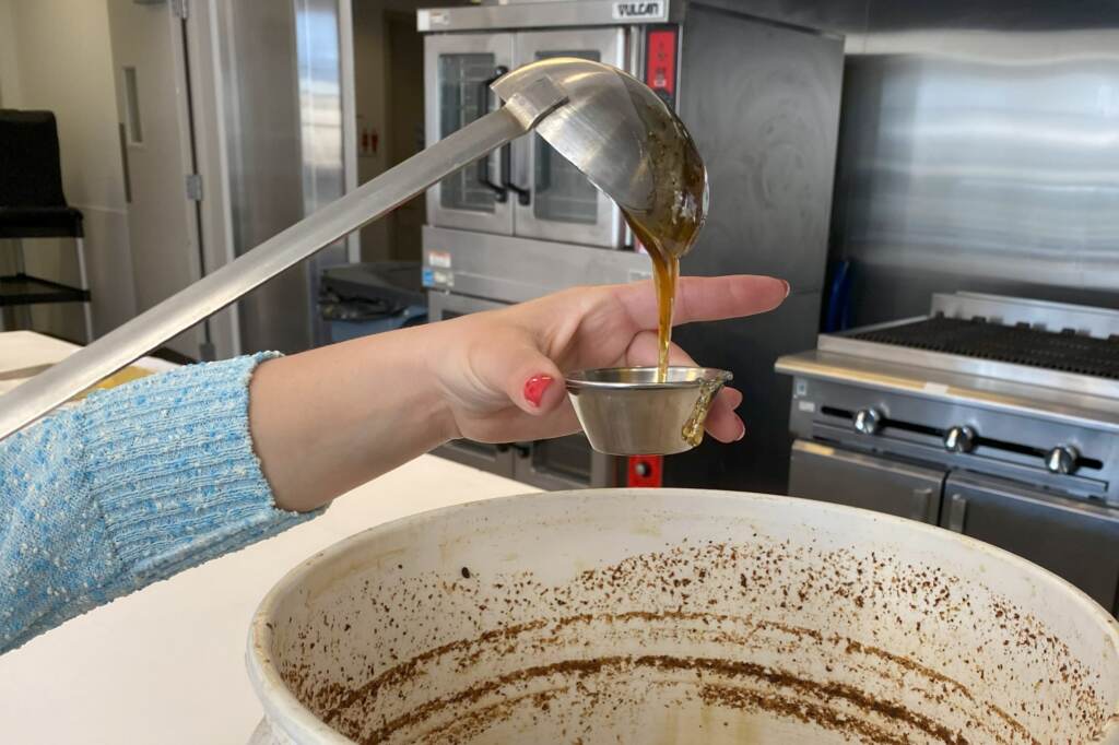 Honey produced by the bees atop the Free Library's Parkway Central Branch is used in classes at the Culinary Literacy Center, and sold to the public