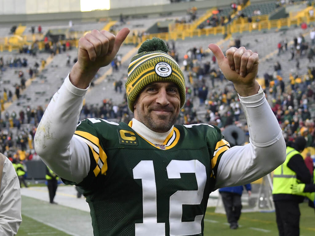NFL quarterback Aaron Rodgers is leaving the Green Bay Packers after 18 seasons. He’ll be playing with the New York Jets in 2023. NFL quarterback Aaron Rodgers is leaving the Green Bay Packers after 18 seasons. He'll be playing with the New York Jets in 2023.