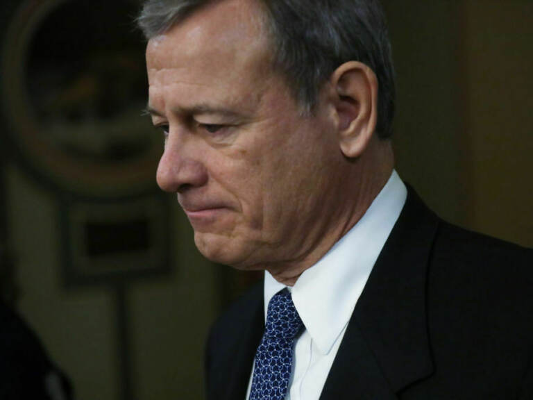 Chief Justice John Roberts says he won't testify before a Senate panel that is examining judicial ethics.