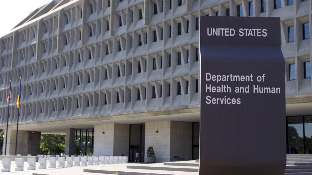US-CITYSCAPE-HHS The US Department of Health and Human Services building is shown in Washington