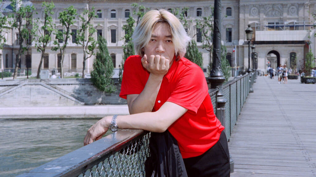 FRANCE-MUSIC-SAKAMOTO Ryuichi Sakamoto posing for a portrait in Paris in 1996.