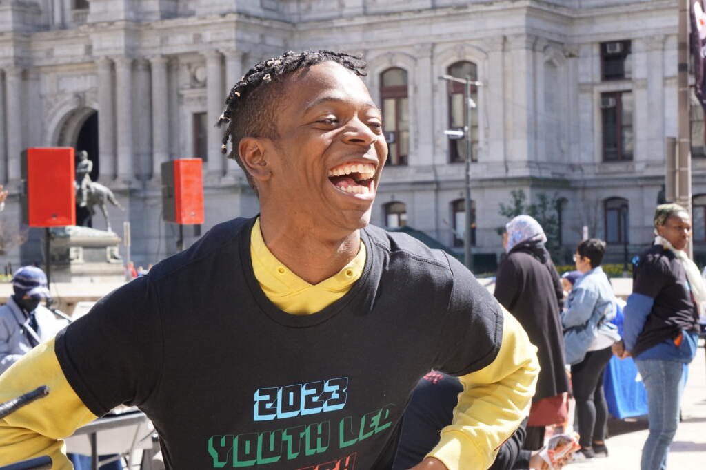 Montae Dawson played drums with the drill team