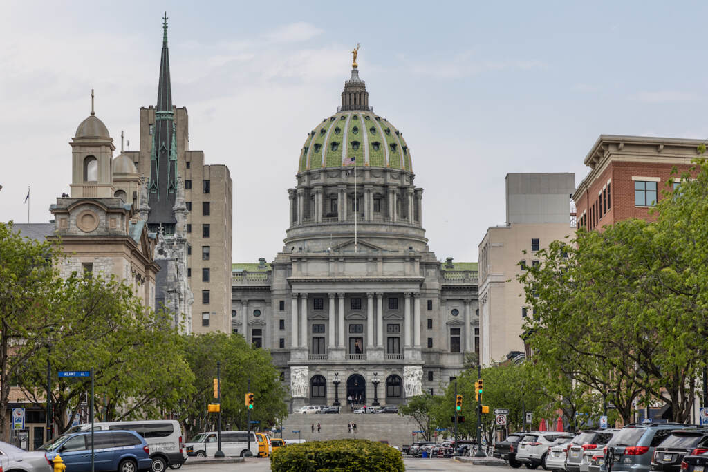 The Capitol Building in Harrisburg, Pa. (Kimberly Paynter/WHYY) The Pennsylvania Capitol