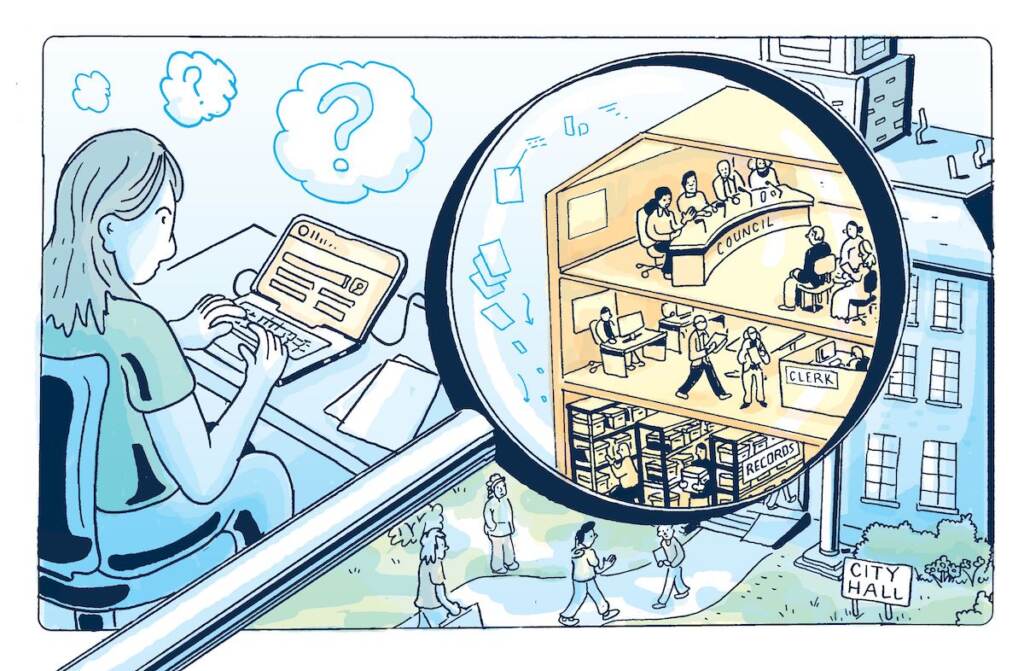 How Local Government Works series illustration How Local Government Works series illustration
(Dan Nott/Spotlight PA)
