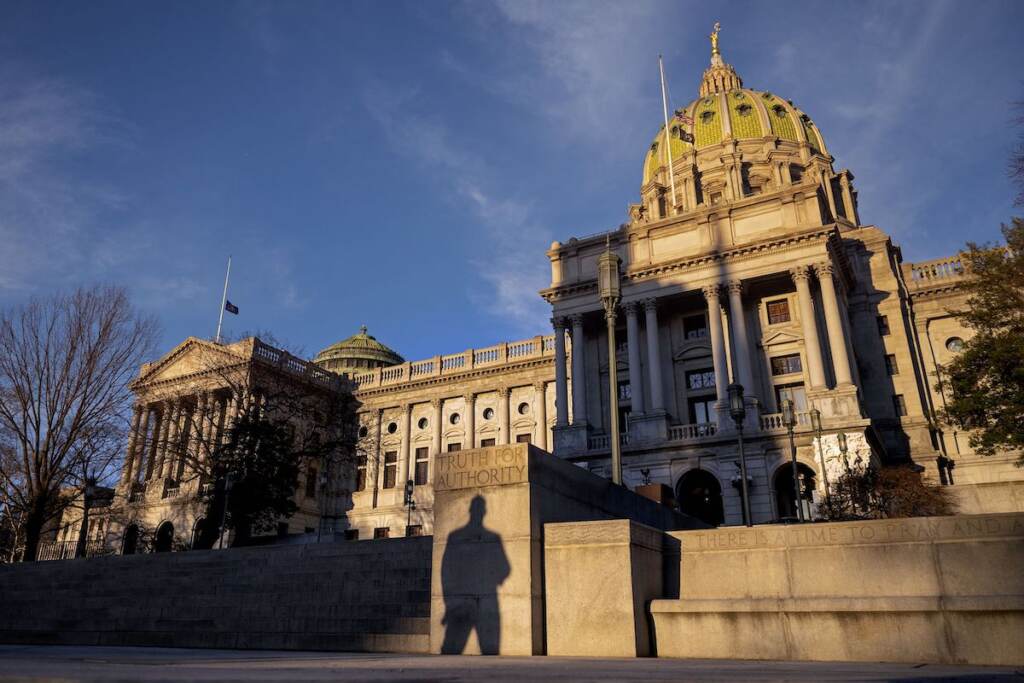 The Pennsylvania Capitol building in Harrisburg. The Pennsylvania Capitol building in Harrisburg. (Tom Gralish / Philadelphia Inquirer)