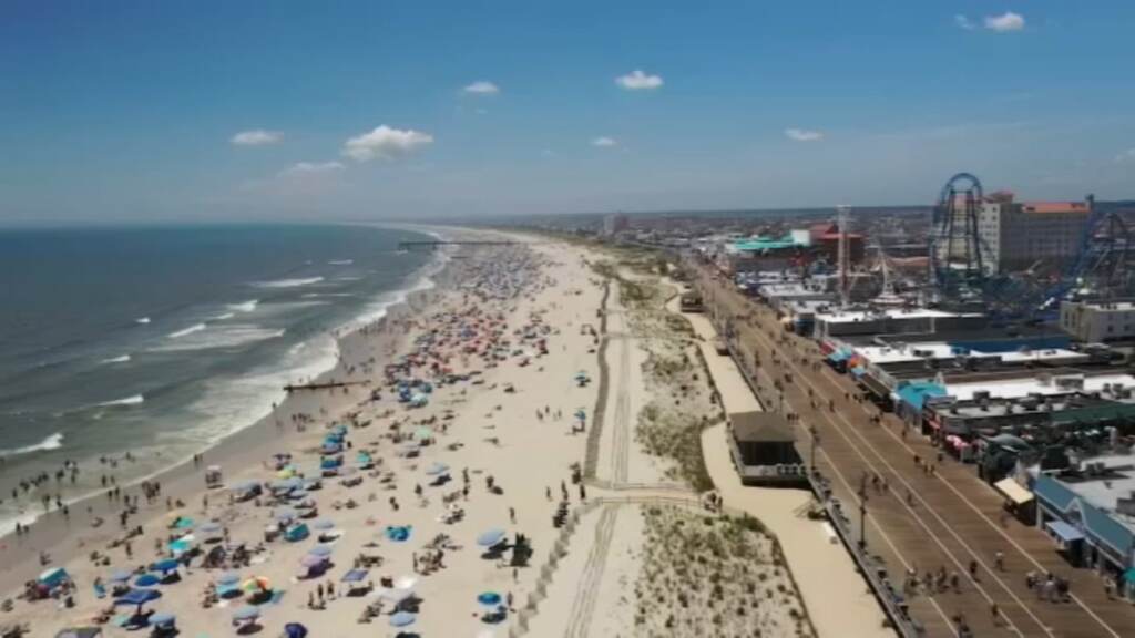 jersey-shore An aerial view of the Jersey shore.
