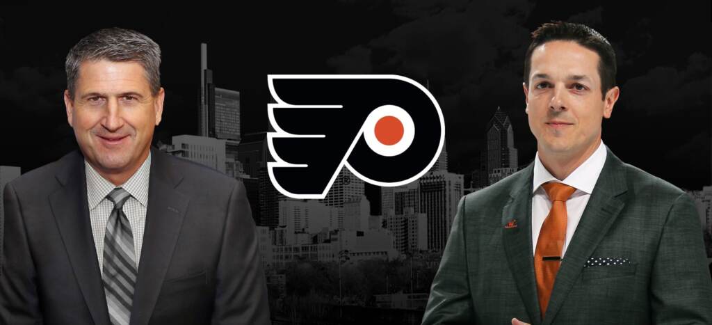 jones briere Newly-appointed Philadelphia Flyers team president of hockey operations Keith Jones (left) and general manager Danny Briere
