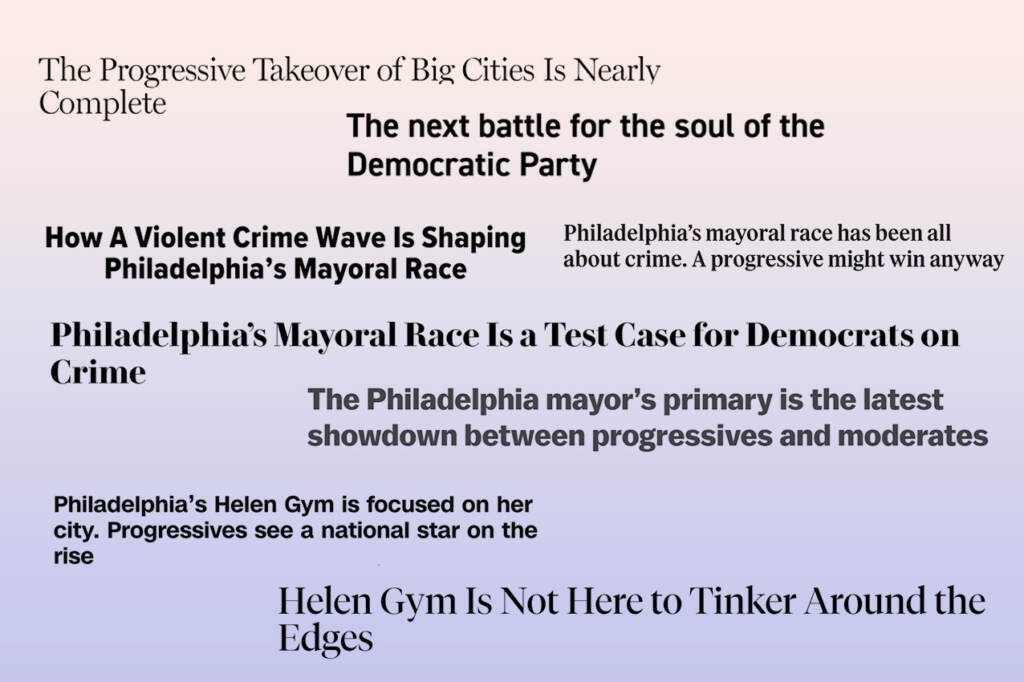 mayoralrace-headlines Various headlines