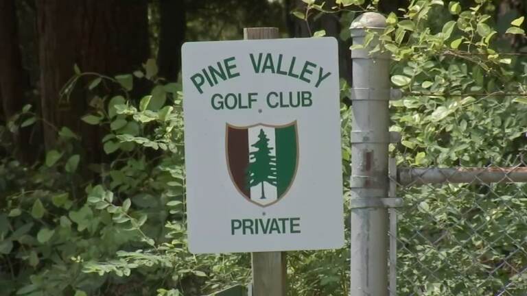 Sign for Pine Valley Golf Club