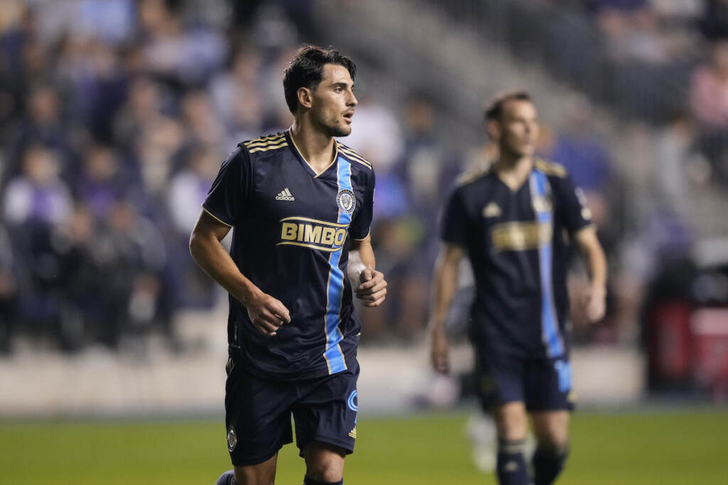 MLS Montreal Union Soccer File photo: Philadelphia Union's Julián Carranza plays during an MLS soccer match